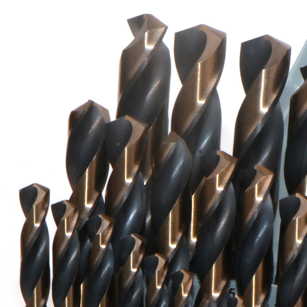 29PCS/Set HSS Drill Bits Black Gold Multi-Bits Twist Metal Drill Bit 1/16″-1/2″