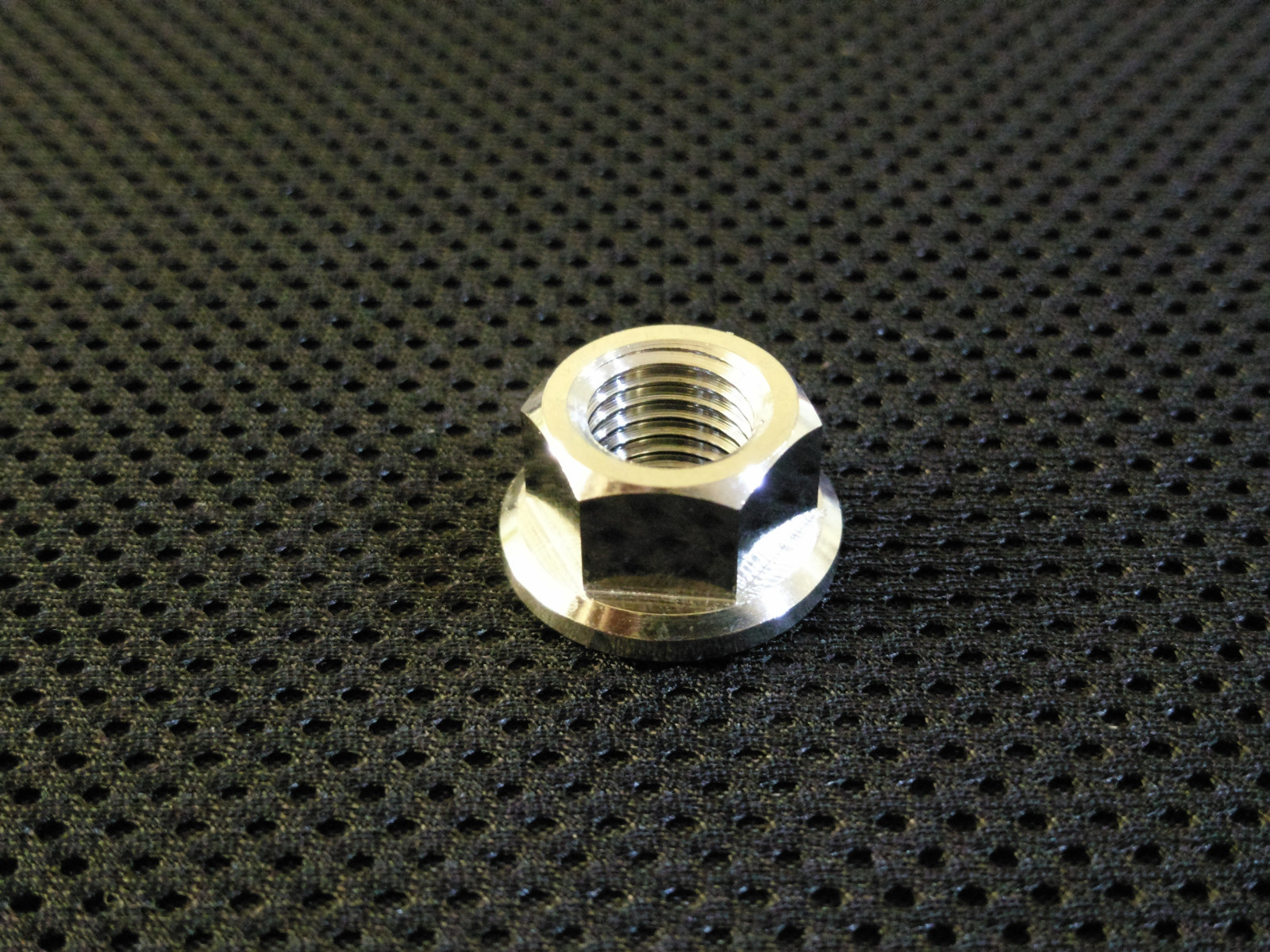 Titanium flange nuts Ti flange nuts Nyloc locking standard drilled various