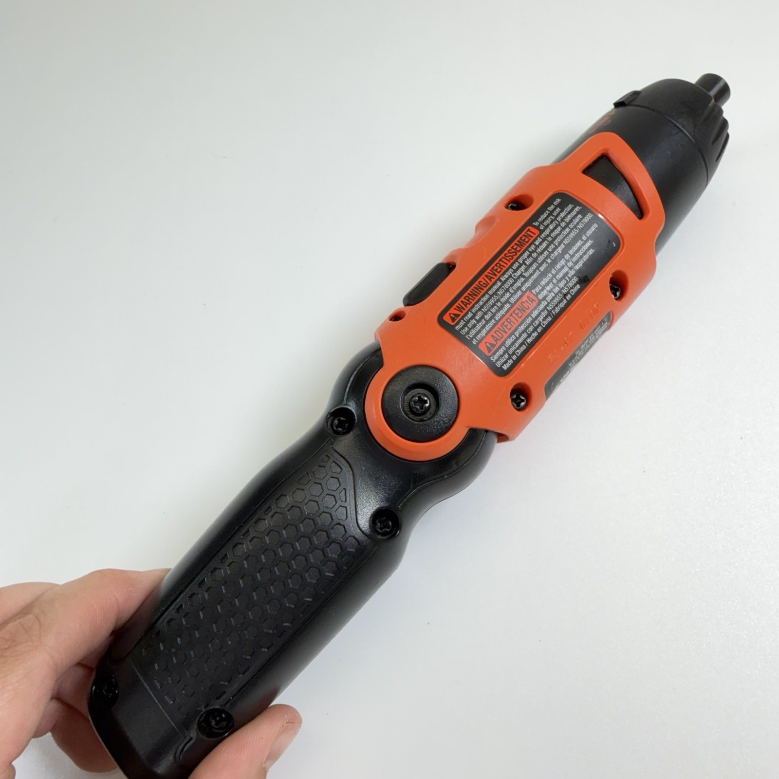 BLACK+DECKER Cordless Screwdriver W/ Pivoting Handle – Charger Not Included