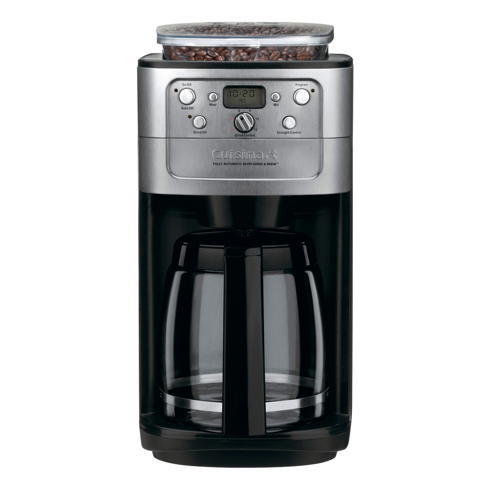 Cuisinart Burr Grind & Brew 12 Cup Automatic Coffee Maker, Stainless 12 Cup, New