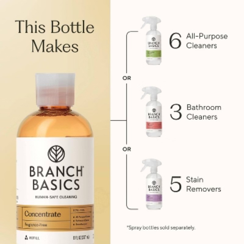 Branch Basics Fragrance-Free Concentrate All-Purpose Cleaner – 8oz