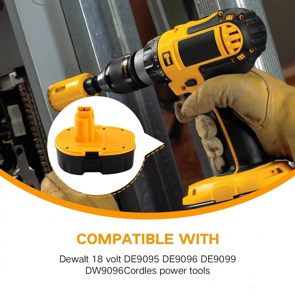 2-PACK 18V For Dewalt 18 VOLT XRP Ni-MH 7.0Ah Battery DC9099 DC9096 DC9098 NEW