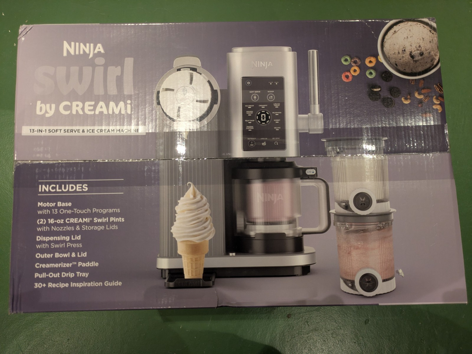 ⭐NEW ⭐Ninja CREAMi Scoop & Swirl 13-in-1 Soft Serve Ice Cream Maker NC701