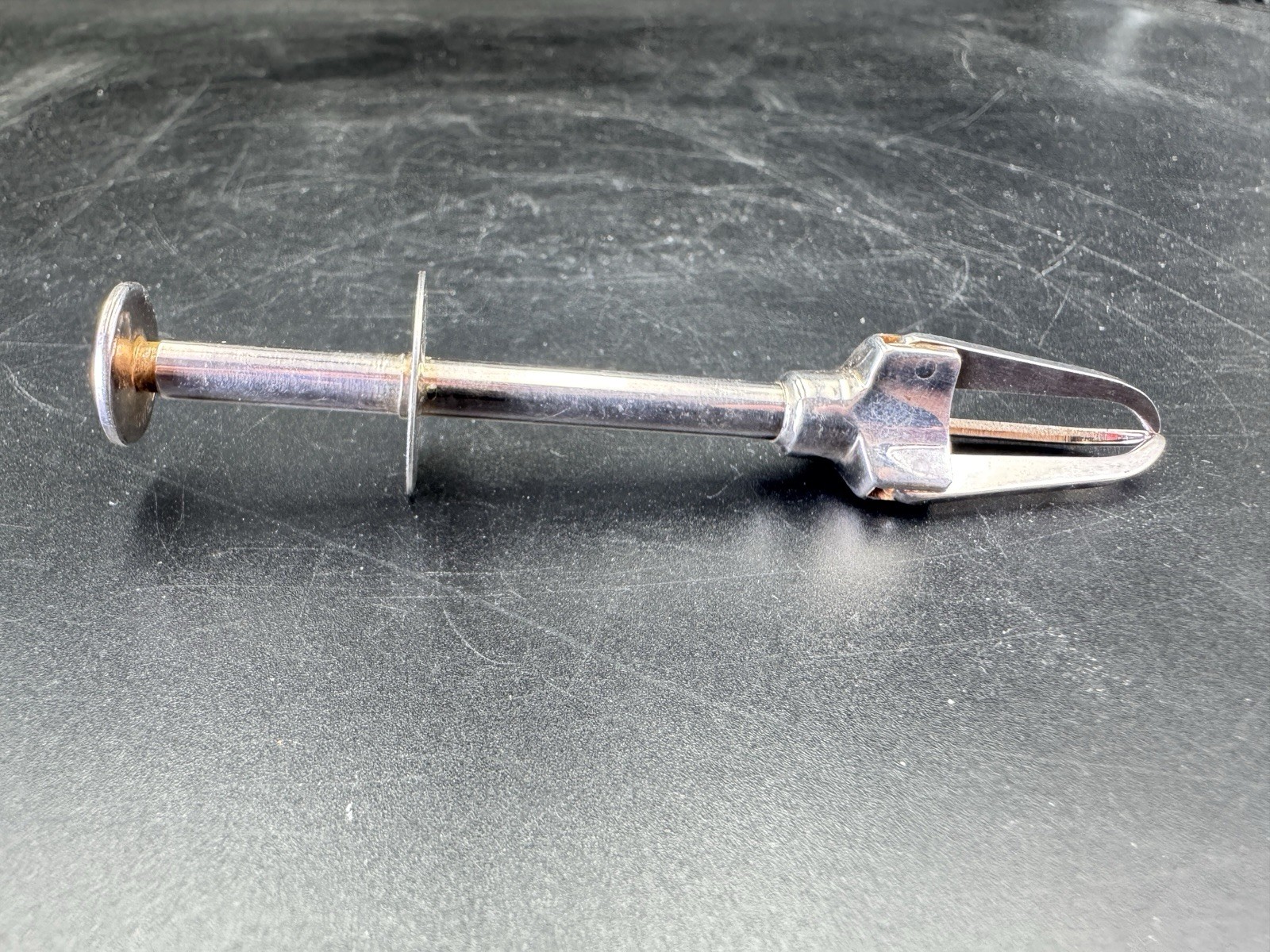 Sweden Mechanical Sugar Cube Olive Tongs Silver Tone Spring Loaded Server