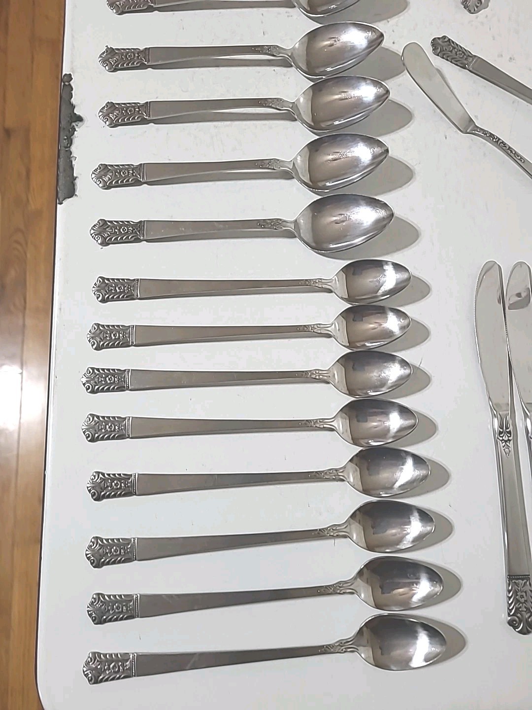 Lot of 66 pieces LIFETIME CUTLERY Stainless Flatware MCM Japan.
