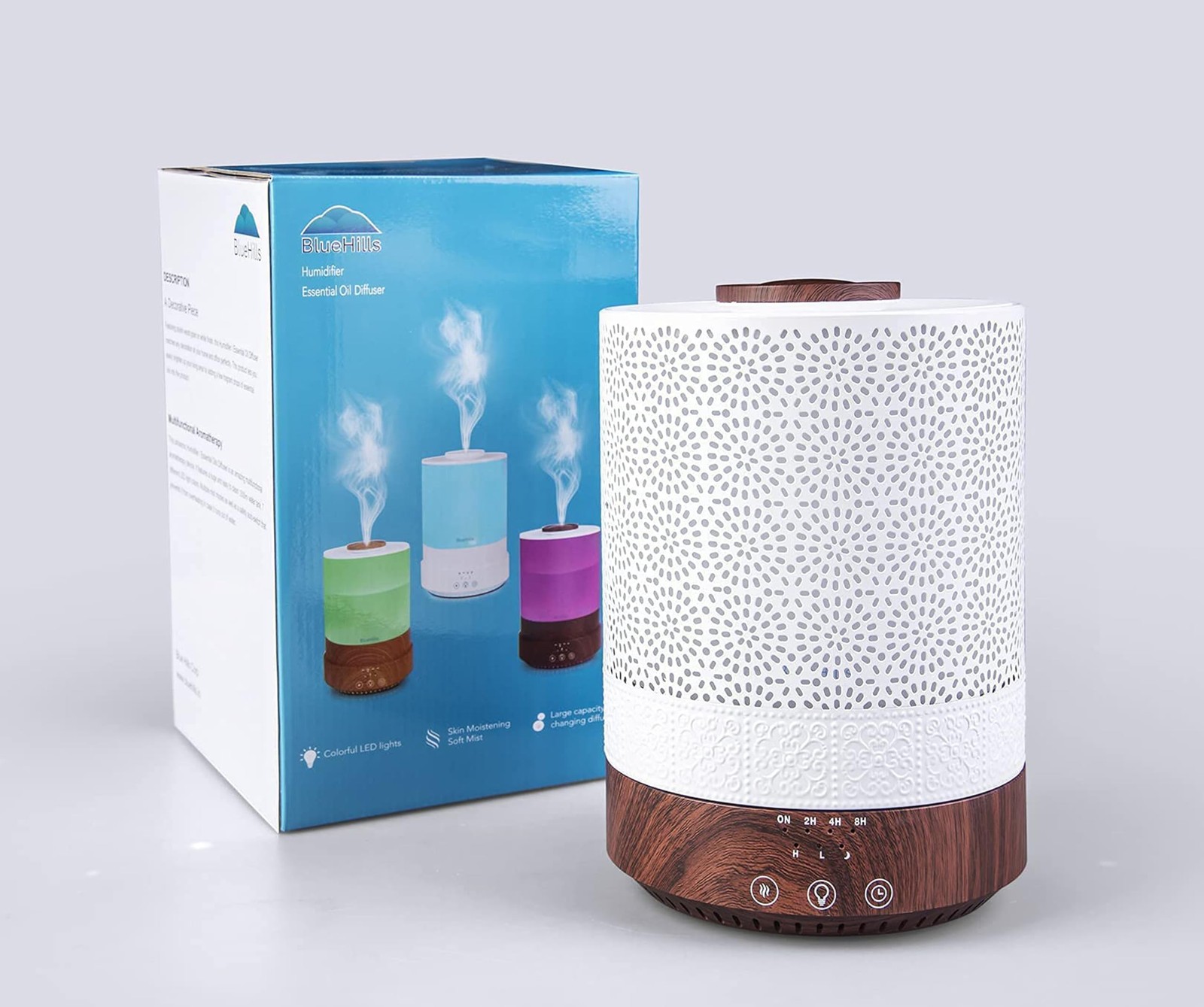 BlueHills 2500 ML XL Essential Oil Diffuser Aroma Humidifier with Timer for L…