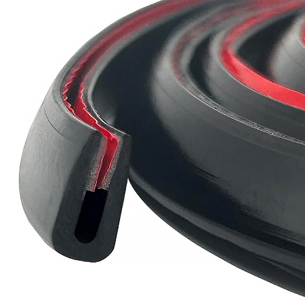 1/16″ Rubber Edge Trim U Channel Self Adhesive Trim Sheet Metal Edge Protector