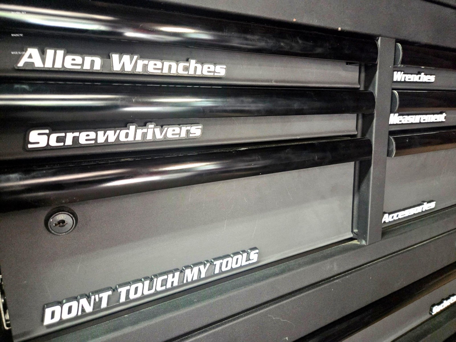 Magnetic Tool Box Labels – Drawer Organizer Magnets – SAE Metric – Made in USA