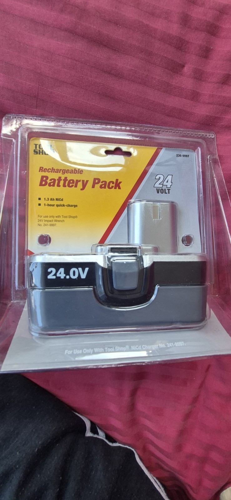 NEW SEALED Tool Shop 236-9997 24V 1.3Ah NiCd Battery Pack Impact Wrench