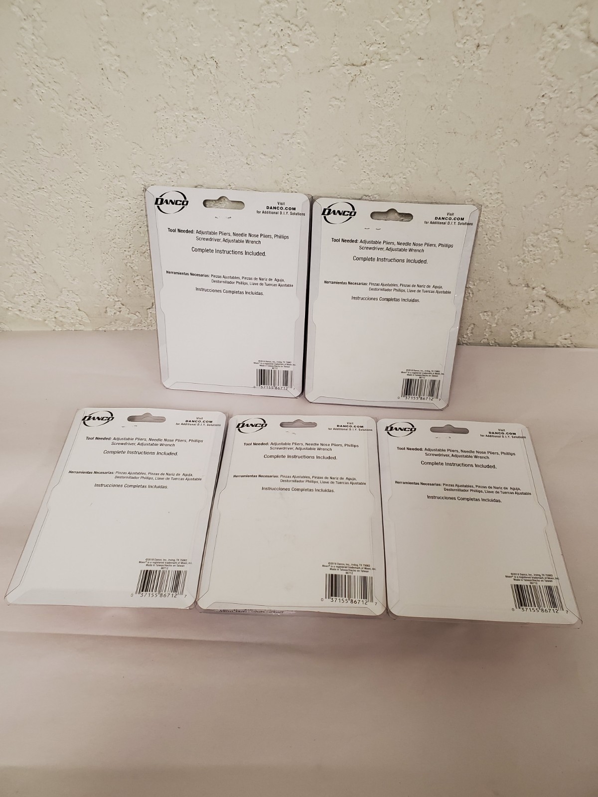 *LOT OF 5* DANCO 3.12 in. Cartridge Puller for MOEN (Model: 86712) *NEW/SEALED*