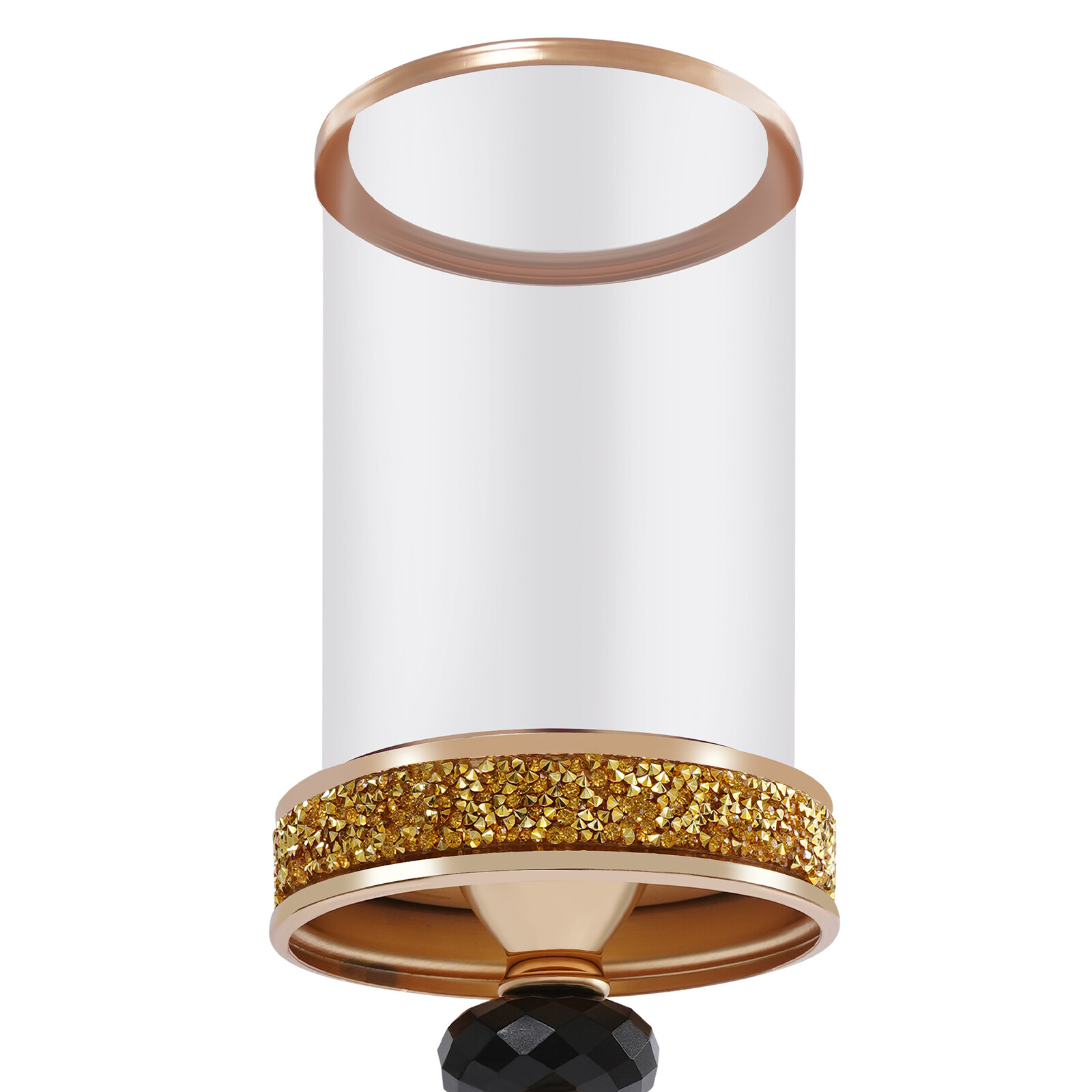 Candle Holder for Home Decor Tabletop Candle Holder Golden Color 12*41cm (D*H)