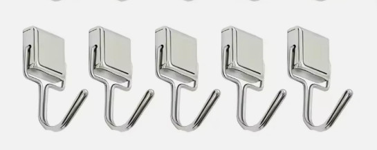 10/5/2 Pack Magnetic Hooks Heavy Duty, 10 lbs Strong Magnet Hooks – Multipurpose