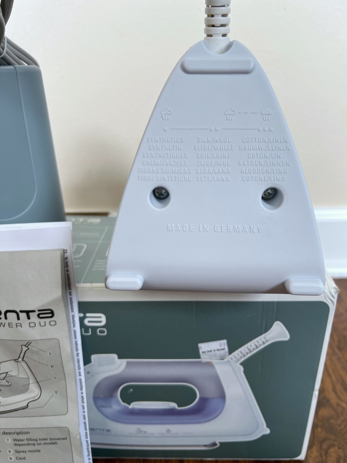 *NEW in Box* ROWENTA Power Duo Iron DX6700 Pro Vertical Steam Self Clean *1700W*