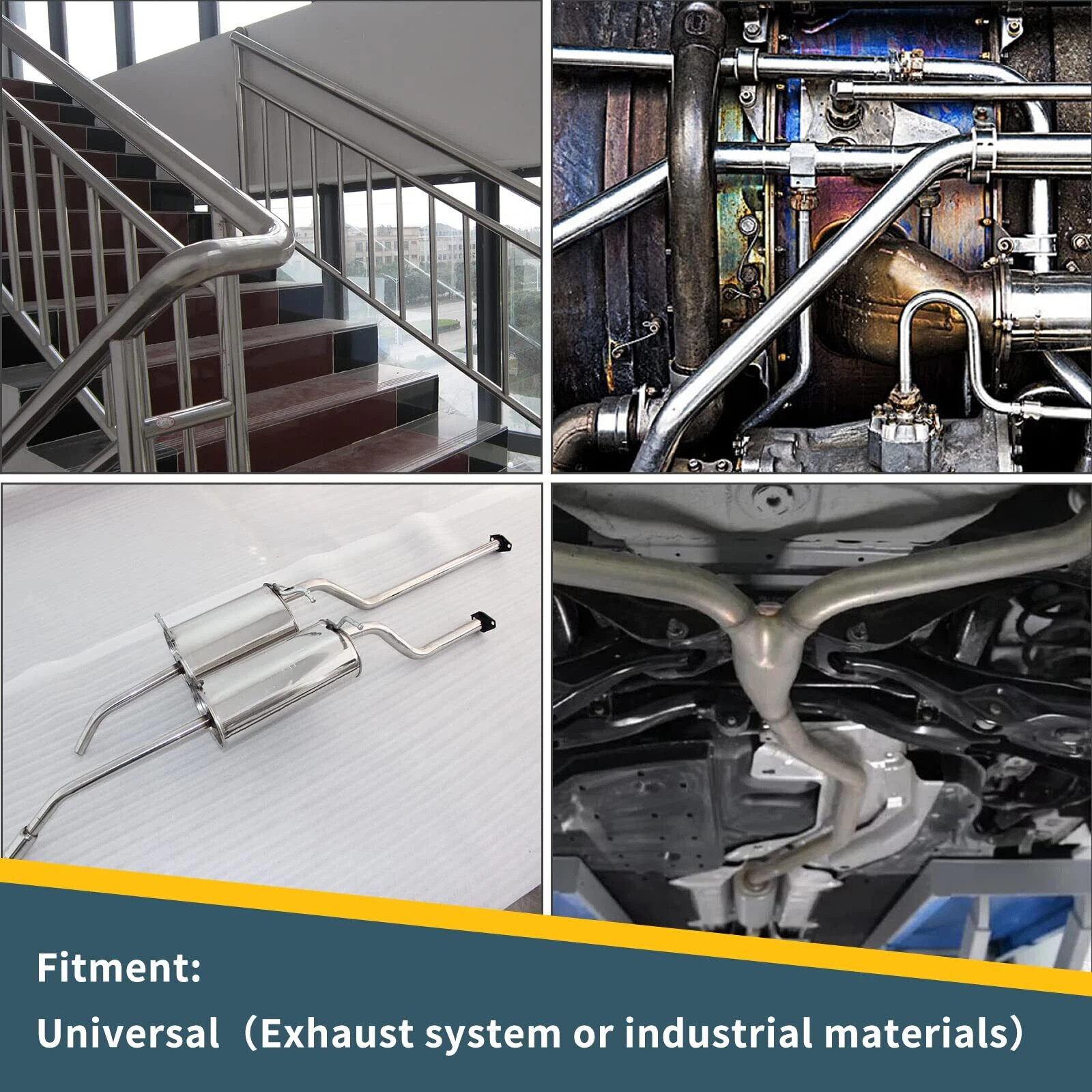 2” 2.25” 2.75” 2.5” 3” 3.5” 4” T304 Stainless Steel Pipe Tube 30” Long
