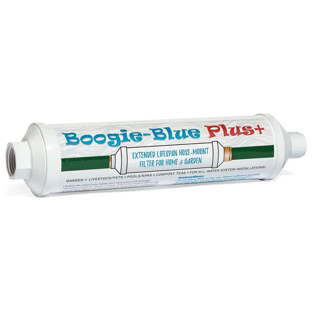 Boogie Blue PLUS+ Water Filter – Removes Chlorine, Heavy Metals, 45,000 Gal
