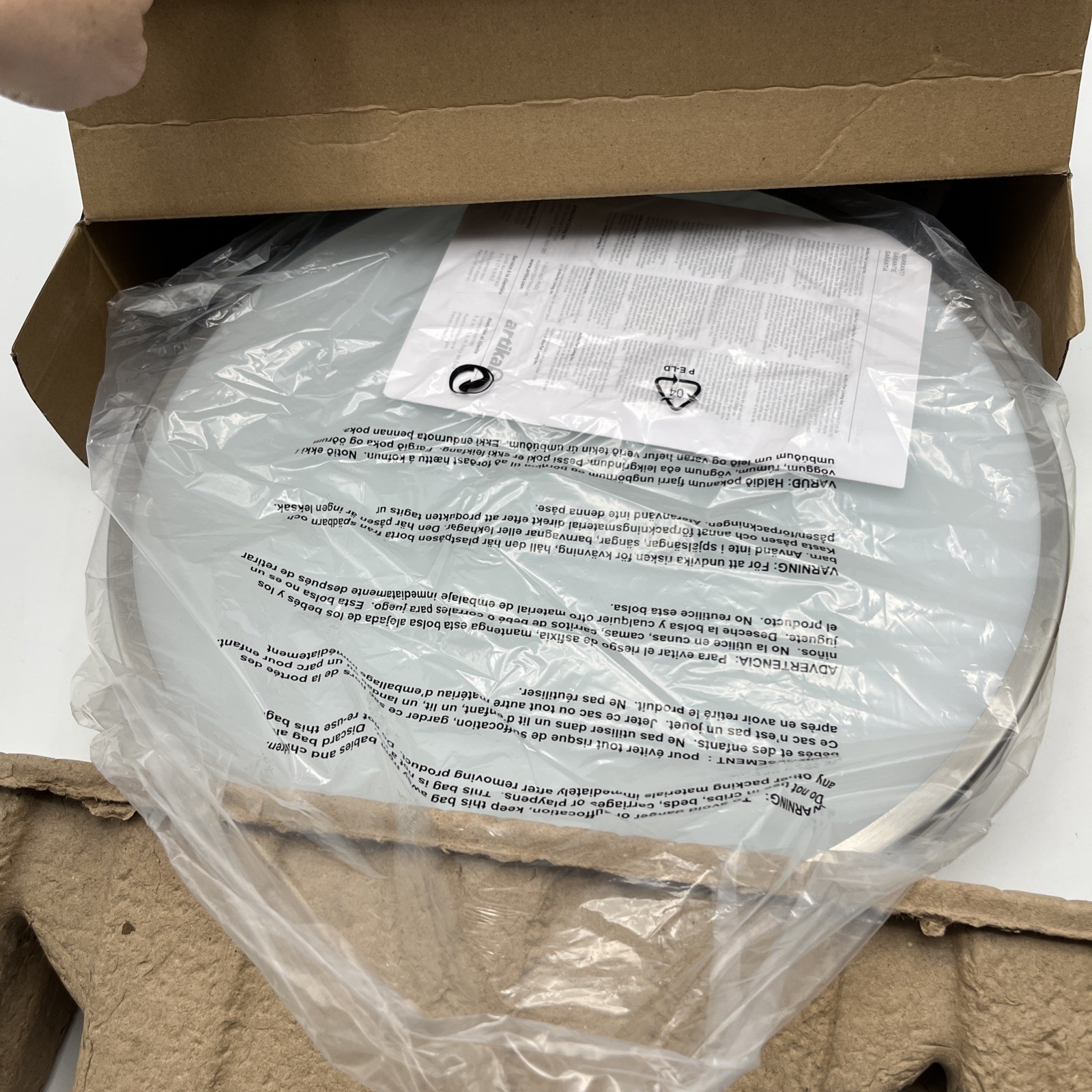 Artika Hemisphere 15” LED Flush Mount Light Fixture – See Description!