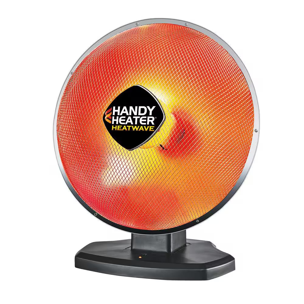 1500-Watt 18.5 In. Electric Ceramic Parabolic Space Heater with Tip-Over Safety