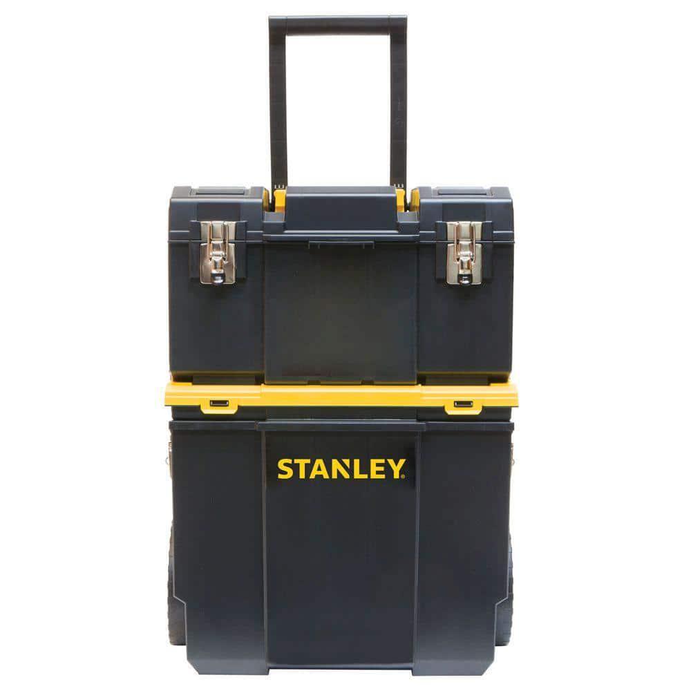 New 11 in. 3-in-1 Detachable Mobile Tool Storage Organizer Box 3-Compartments