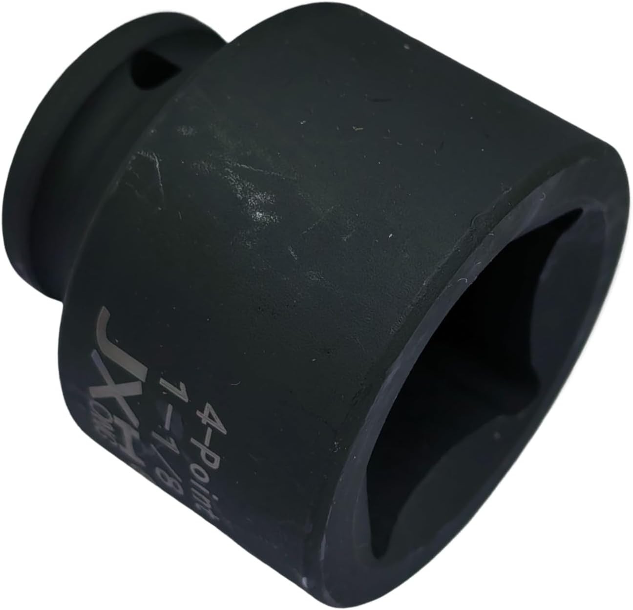 1/2″ Drive 1-1/8″, 4-Point Square Impact Socket, Heat Treated Cr-Mo Alloy Steel