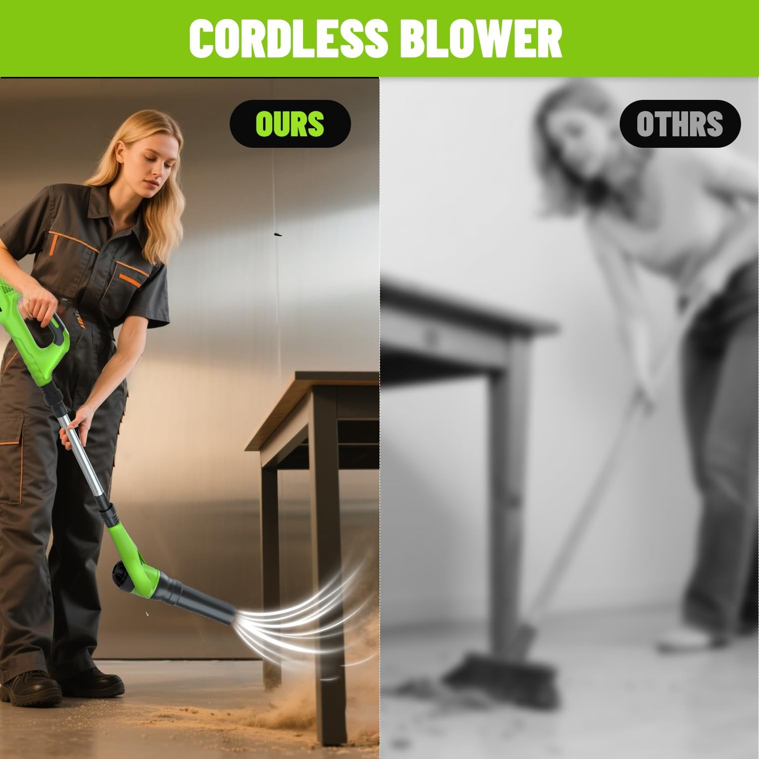 Leaf Blower Cordless,21V | 49″ Electric Leaf Blower with 2 x 3.0Ah Batteries …