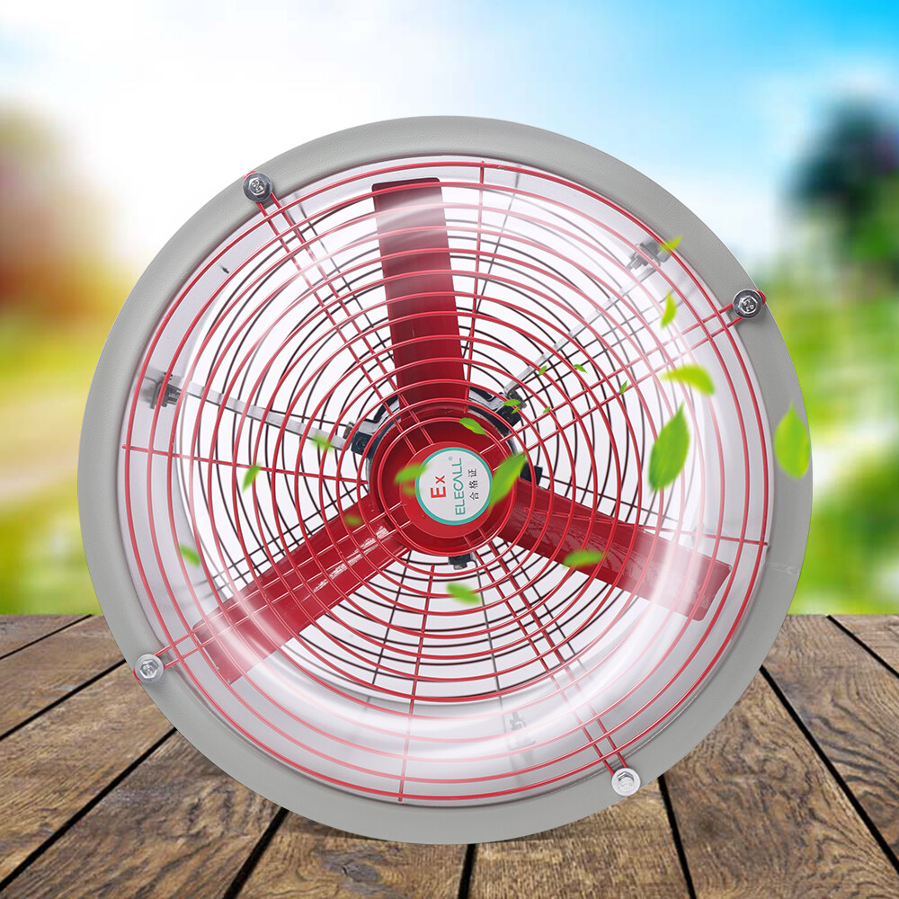16″Explosion-proof Axial Exhaust Fan 1450rpm Spray Booth Paint Fumes Exhaust Fan
