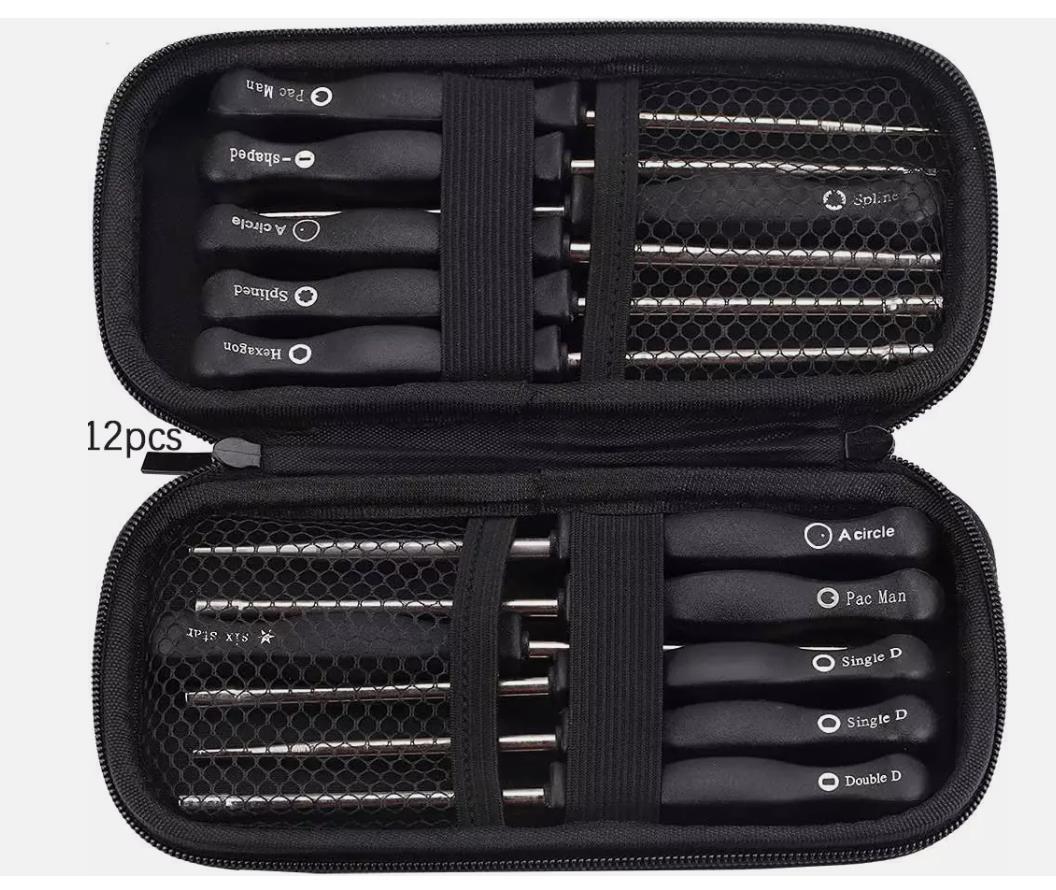 12pcs Screwdriver Carburetor Adjustment Tool Carb Adjust Kit For 2 Cycle Engine