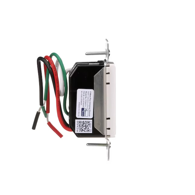 Eaton RF9640-NDW Z-Wave Plus Universal Smart Dimmer Switch Single Pole 3-Way Wht