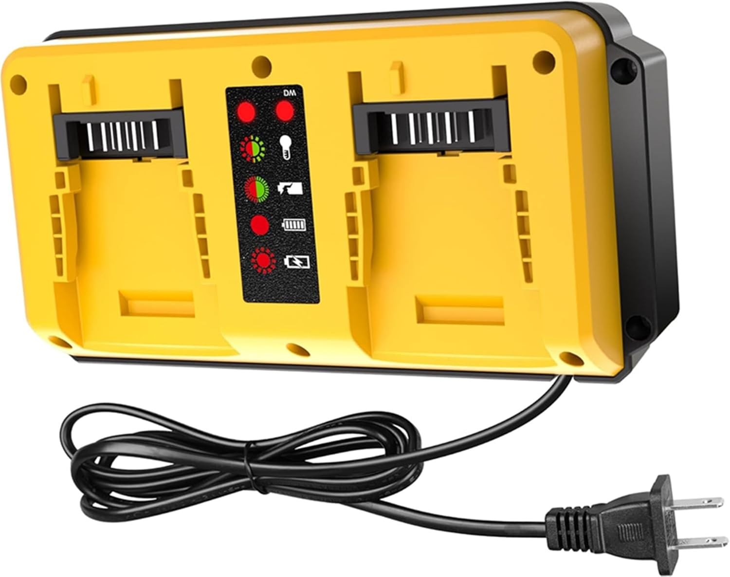 Dual Battery Charger for DeWalt 18V-20V MAX Lithium Batteries DCB203 DCB204