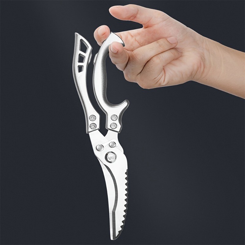 2pcs Kitchen Poultry Shears Kitchen Bone Scissor Stainless Steel Heavy Duty Meat