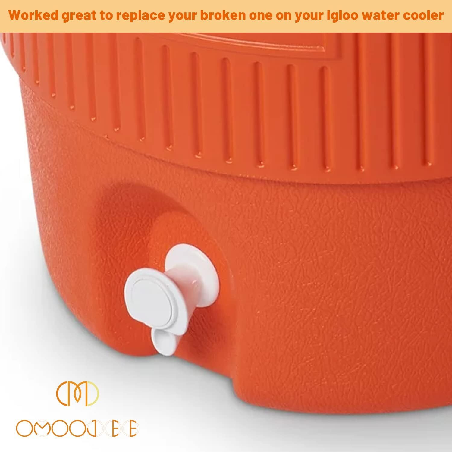 Push-Button Cooler Spigot Replacement, Fits Igloo 2-10 Gallon Water Coolers
