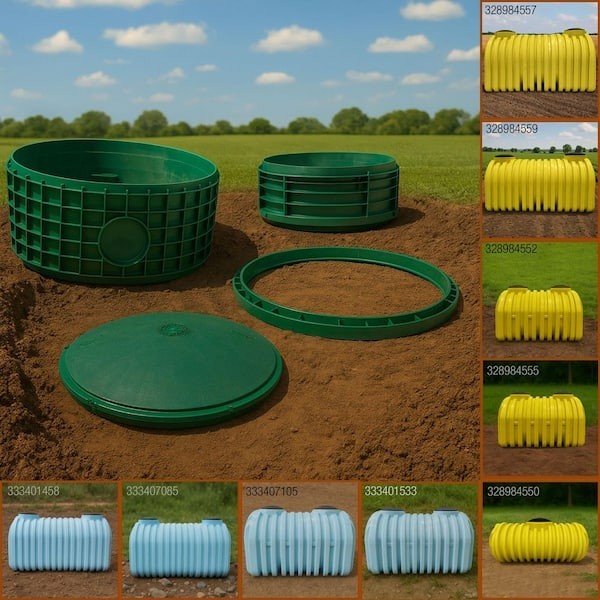 20 In. X 18 In. Tall Septic Tank Riser Combo
