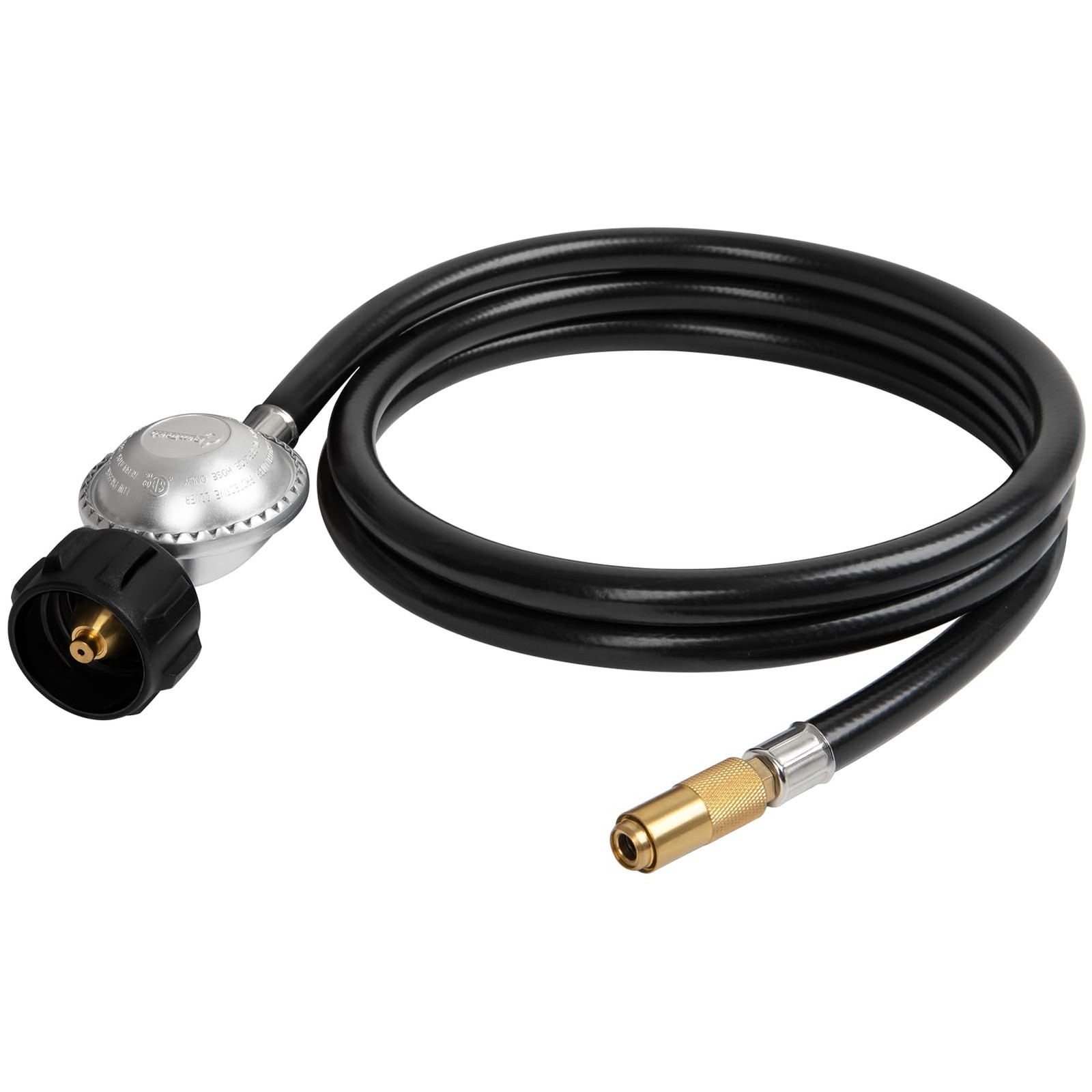 6FT Propane Regulator Hose with Adapter for Blackstone 17″ and 22″ Griddle