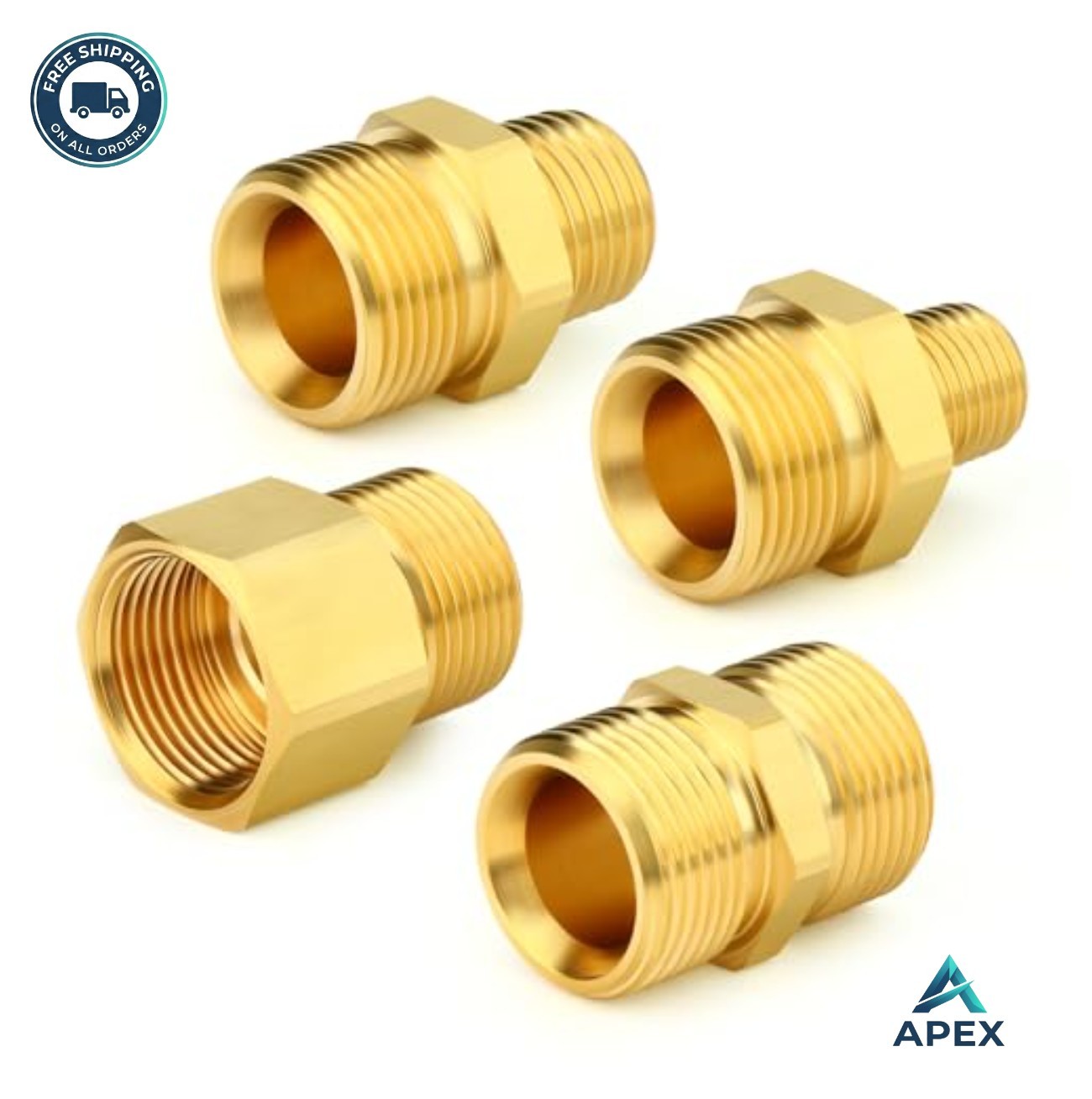 Brass Pressure Washer Fitting Kit M22 14mm Connector Adapter For Wand Hose Pump