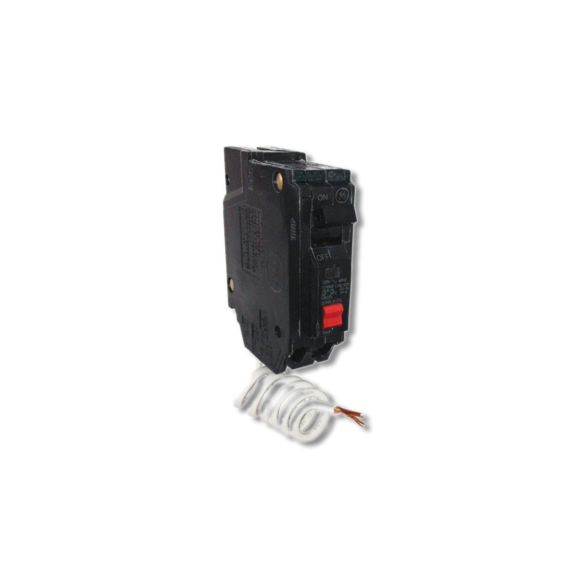 GE 30 amps Ground Fault Single Pole Circuit Breaker w/Self Test THQL1130GFTP