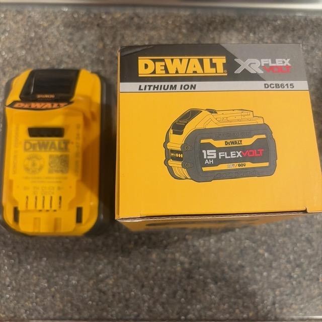 15 Ah FOR DEWALT DCB615 20V / 60V MAX FLEXVOLT 15.0Ah Lithium-Ion Battery DCB615