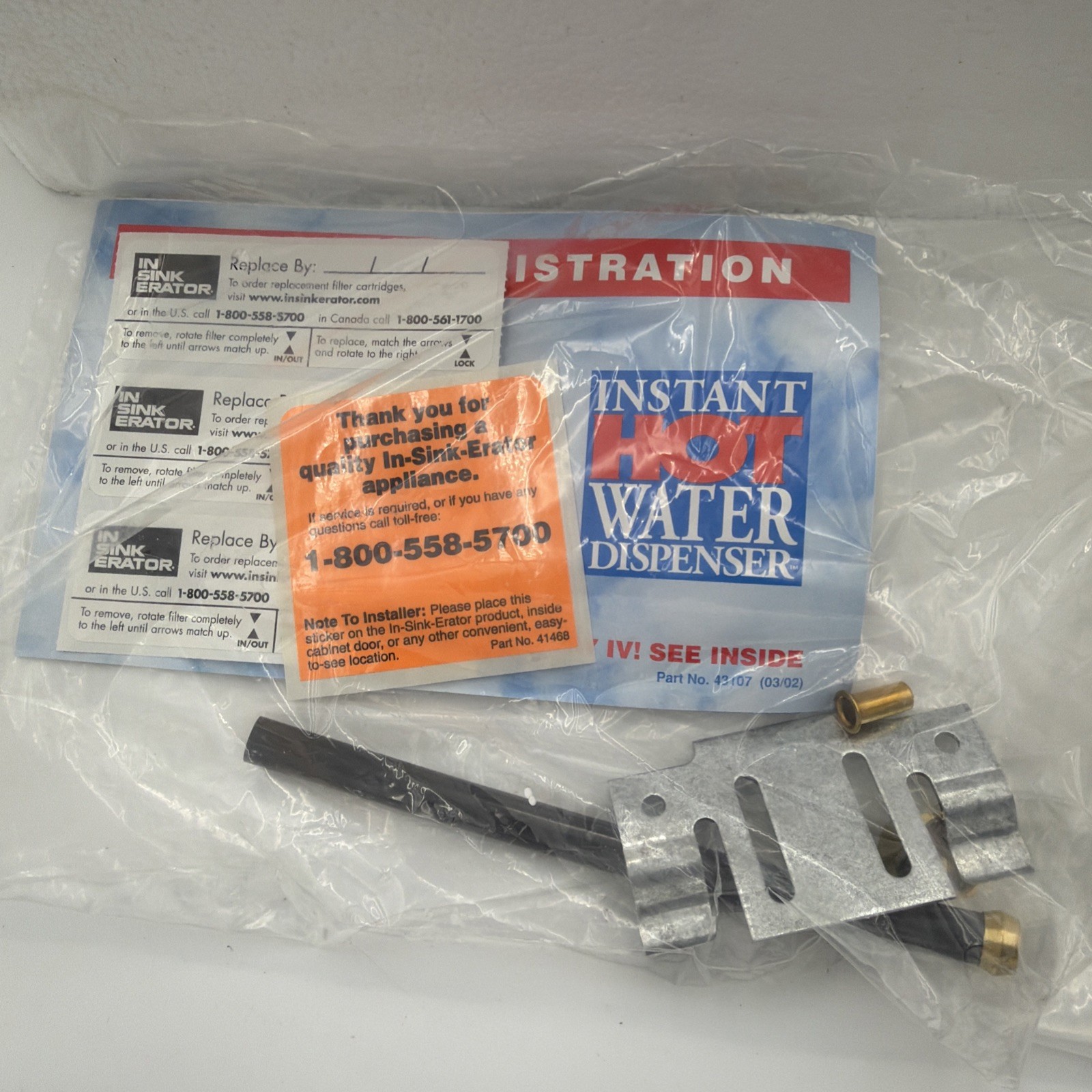 Insinkerator Instant Hot Cold Water Dispenser F-HC1100W COMPLETE KIT w/ Tank NEW
