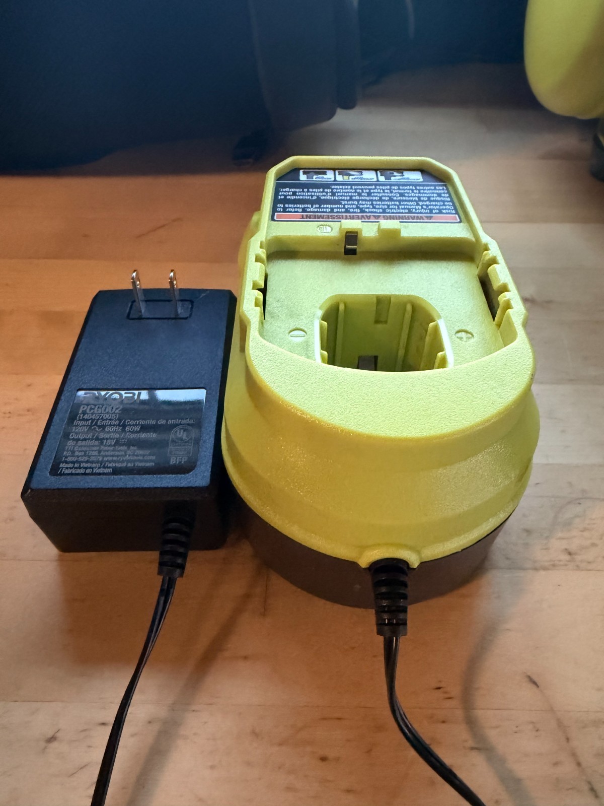 Ryobi PCG002 18V ONE+ Lithium-Ion FAST Battery Charger OEM