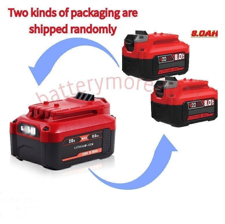 8.0Ah For Craftsman V20 20V MAX Lithium Battery CMCB205 CMCB204 CMCB202 Battery