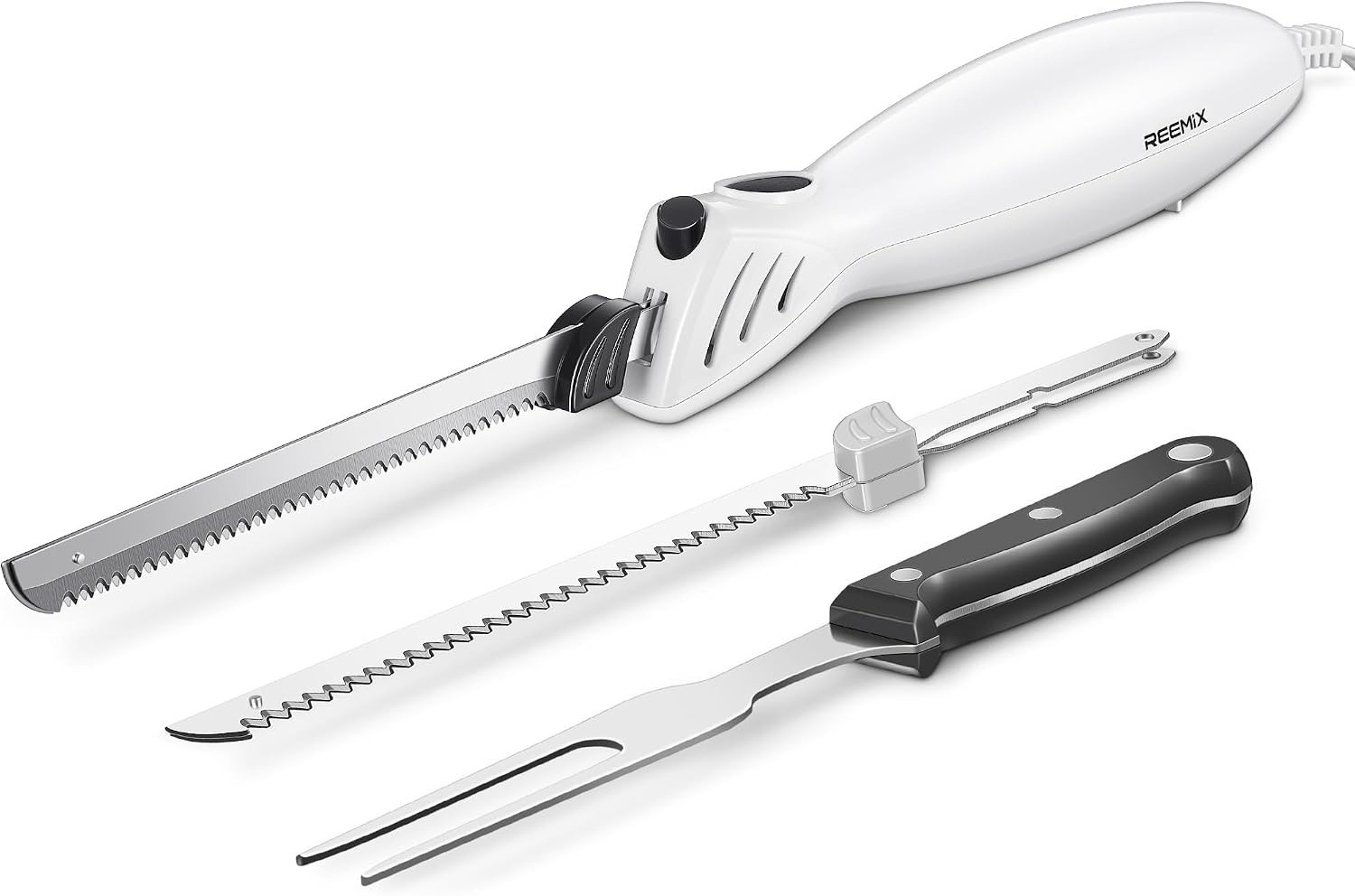 Electric Knife, Electric Knife Set | for Carving Meats, Poultry, Bread, Craft…