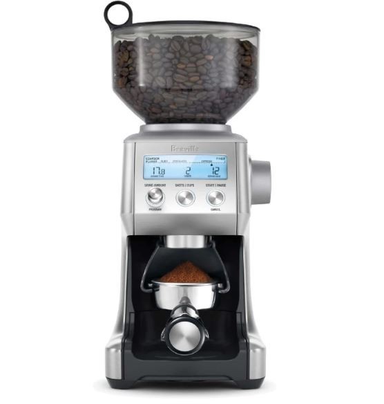 Breville BCG820BSS Smart Grinder Pro for Coffee and Espresso, Brushed Stainless