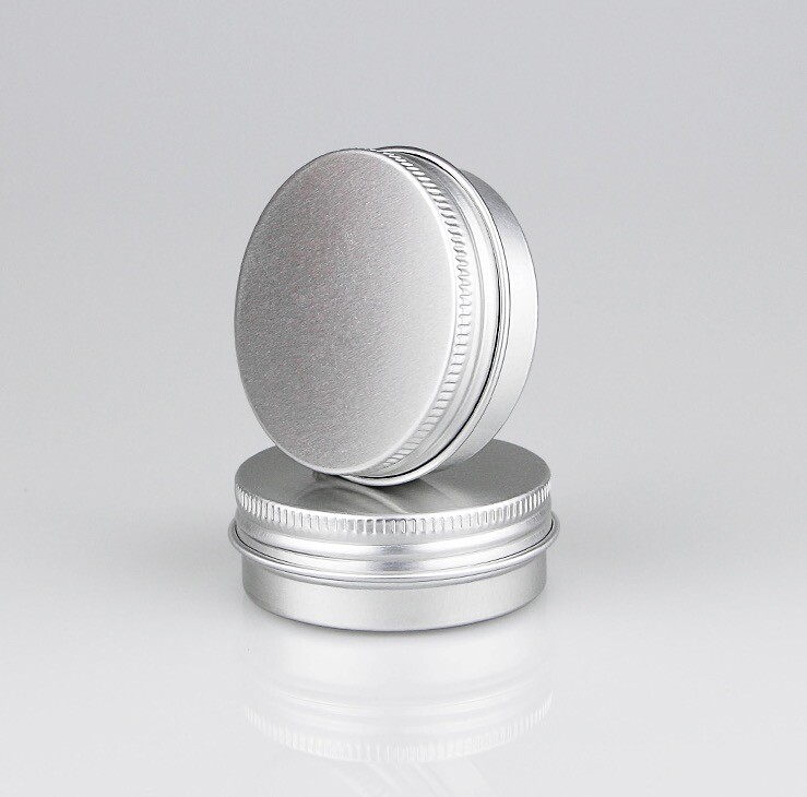 Aluminum Round Metal Tins,Storage Jar Candle Lip Balm Cosmetic Sample Containers