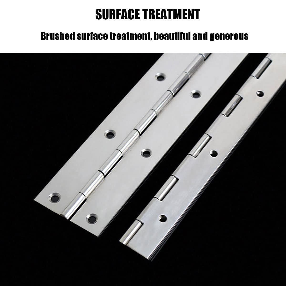 18 Inch Stainless Steel Continuous Piano Hinge Heavy Duty 4 Pack