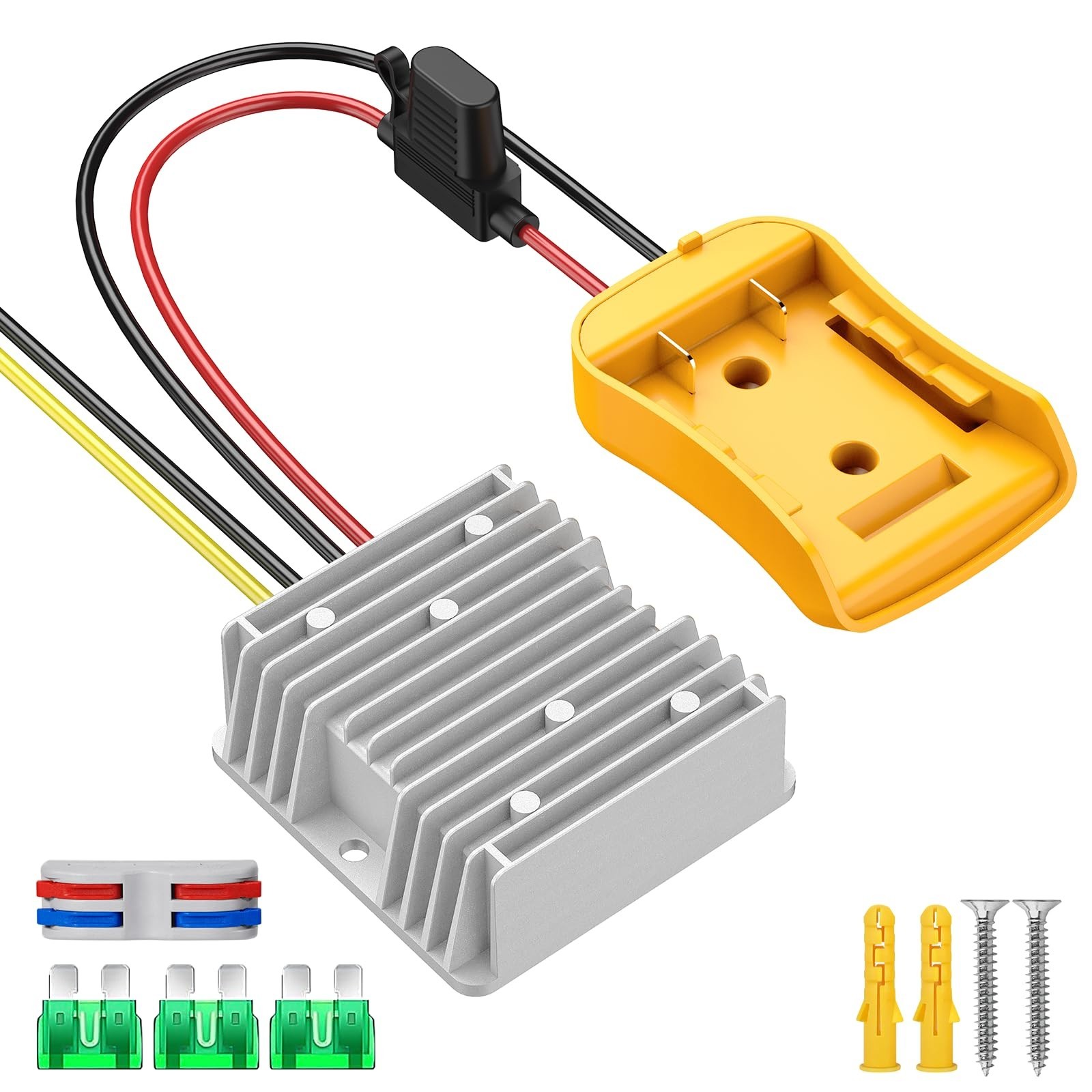20V to 12V Step Down Converter Transformer Compatible with DeWalt 20V Battery
