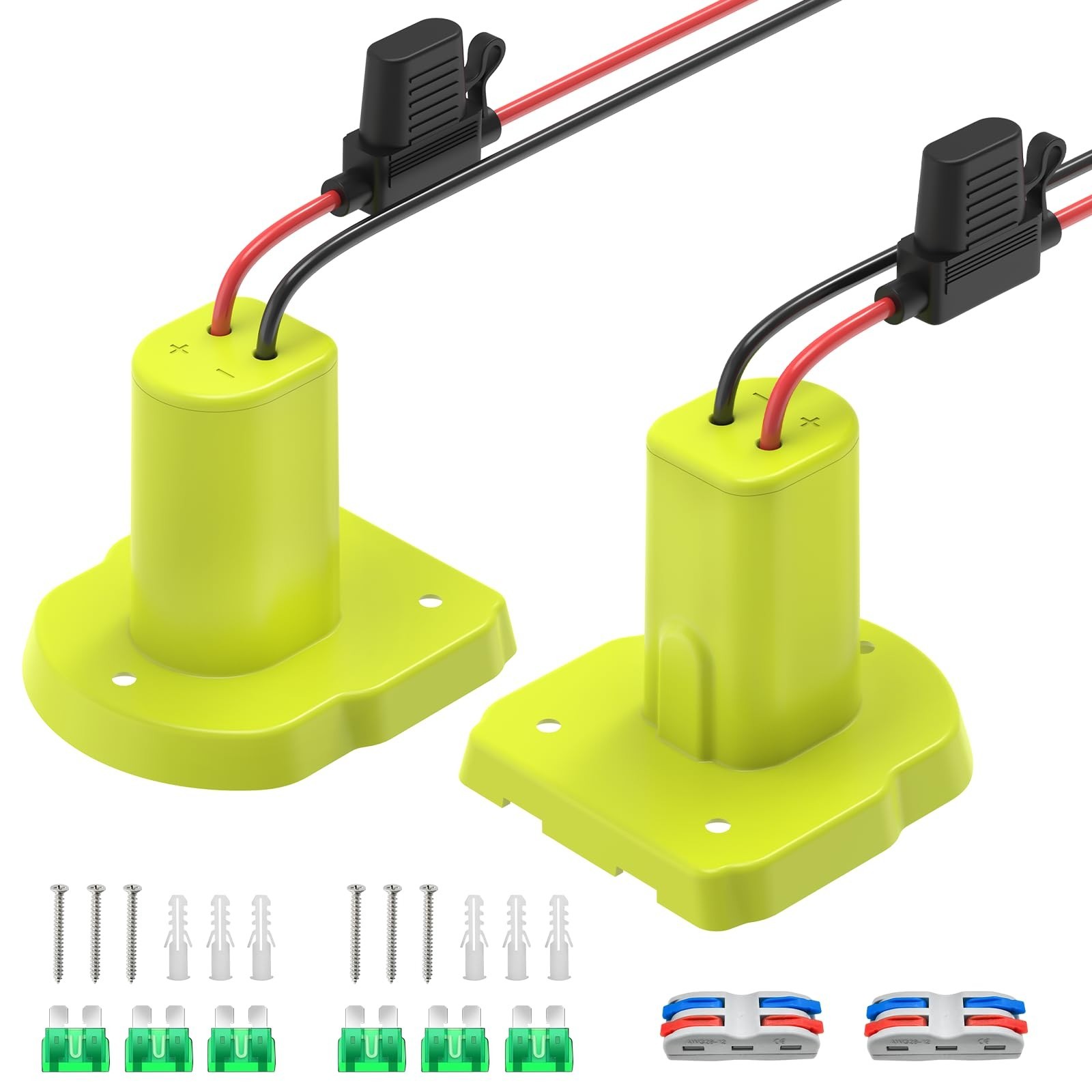 2 Pack for Power Wheel Battery Adapter Compatible with Ryobi 18V ONE+ Batteries
