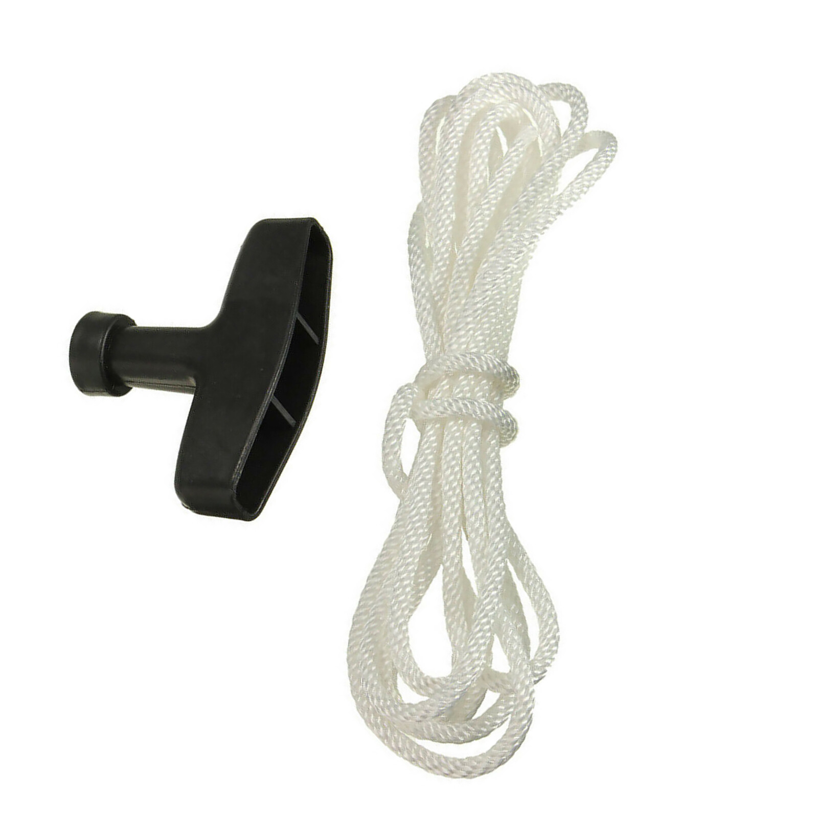 Replacement Pull Starter Handle Rope Recoil Cord Line For Petrol Engine Lawn