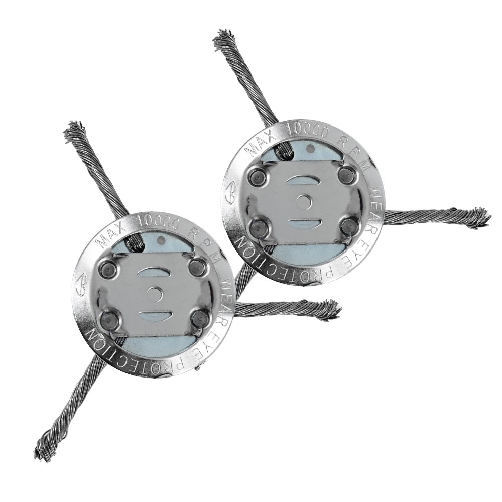 2Set Lawn Mower Steel Wire Grass Trimmer Head Brush Cutter Weed Eater Trimmer