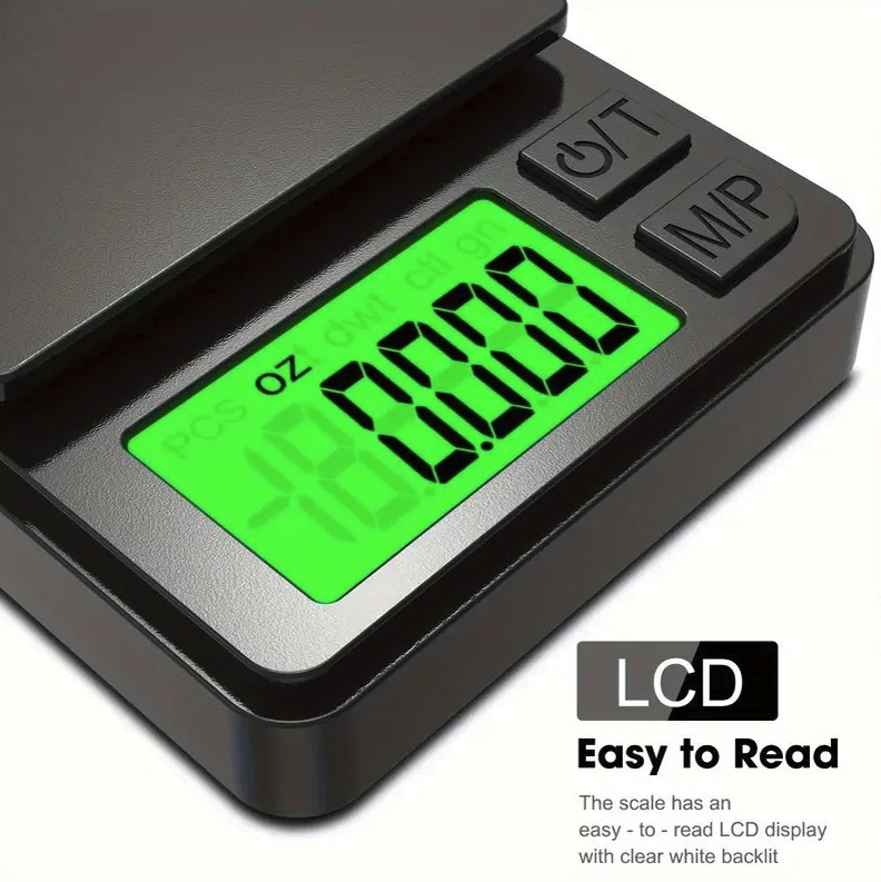 1pc Digital Pocket Scale 1000g 0.1g Mini Gram Jewelry Food Scale – NEW