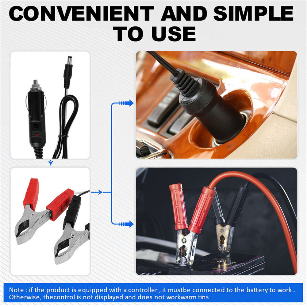 60W Solar Panel 12V Trickle Charger Battery Charger Kit Maintainer Boat Car RV