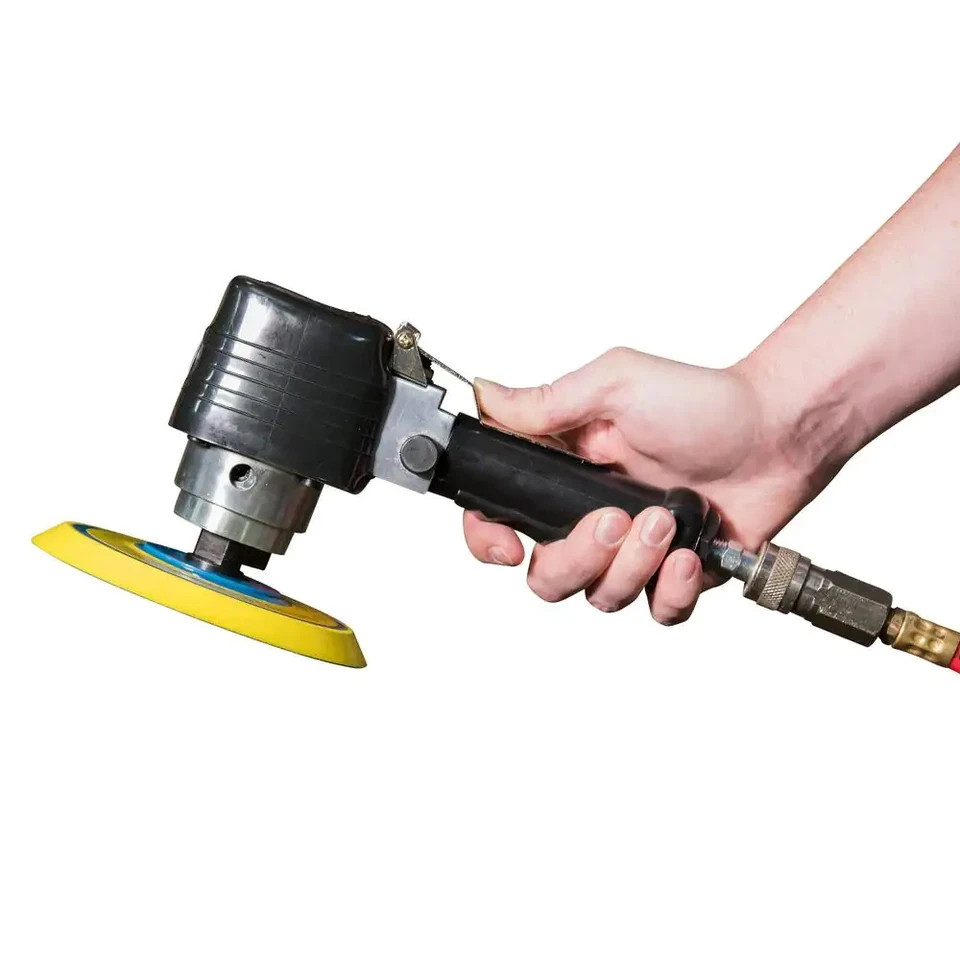 6 inch Dual Action Air Sander Pneumatic with Speed Control 1/4 inch NPT Inlet