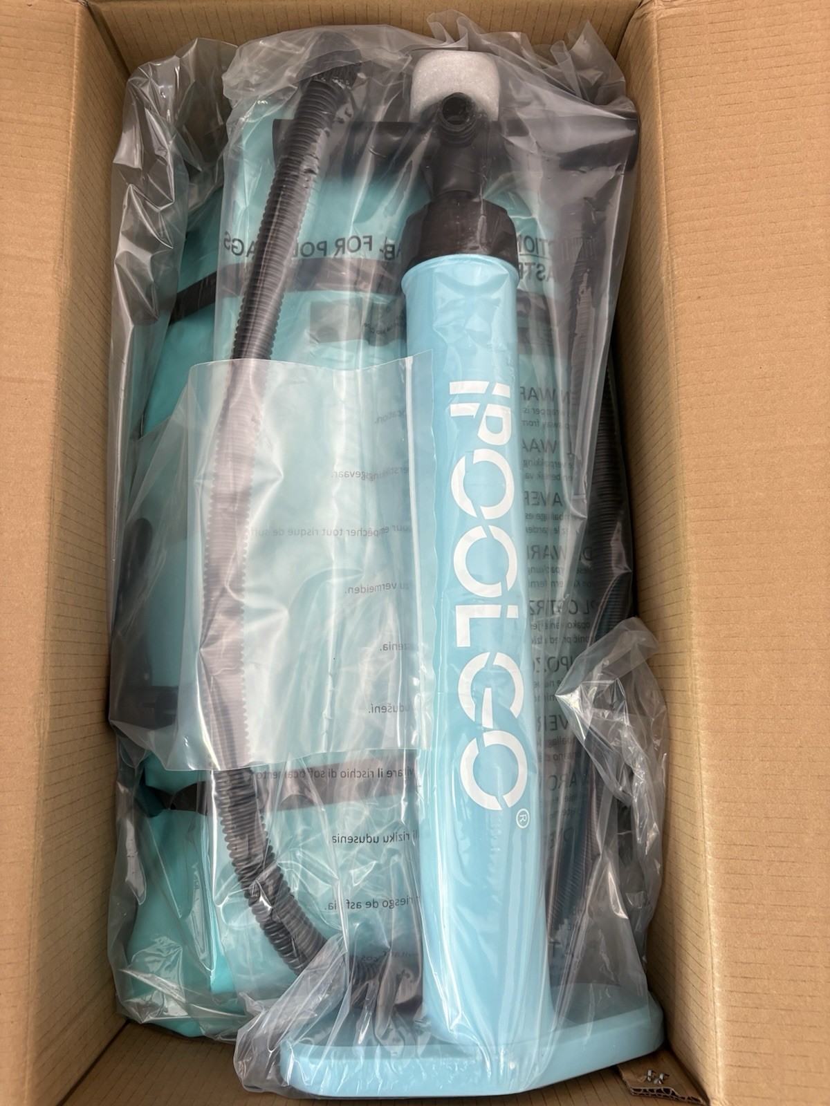 IPOOLGO 6ft X 20in Inflatable Swimming Pool Durable Heavy Duty PVC Construction